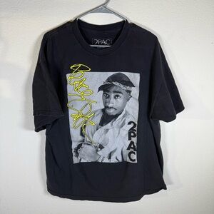2Pac Tupac Shakur Graphic Tee XL Hip Hop Streetwear Makaveli